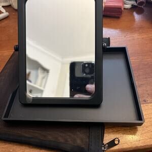 New Mary Kay‎ Travel Mirrors Folding Flip Makeup in Mesh Bag Lot Of 4 Standing.